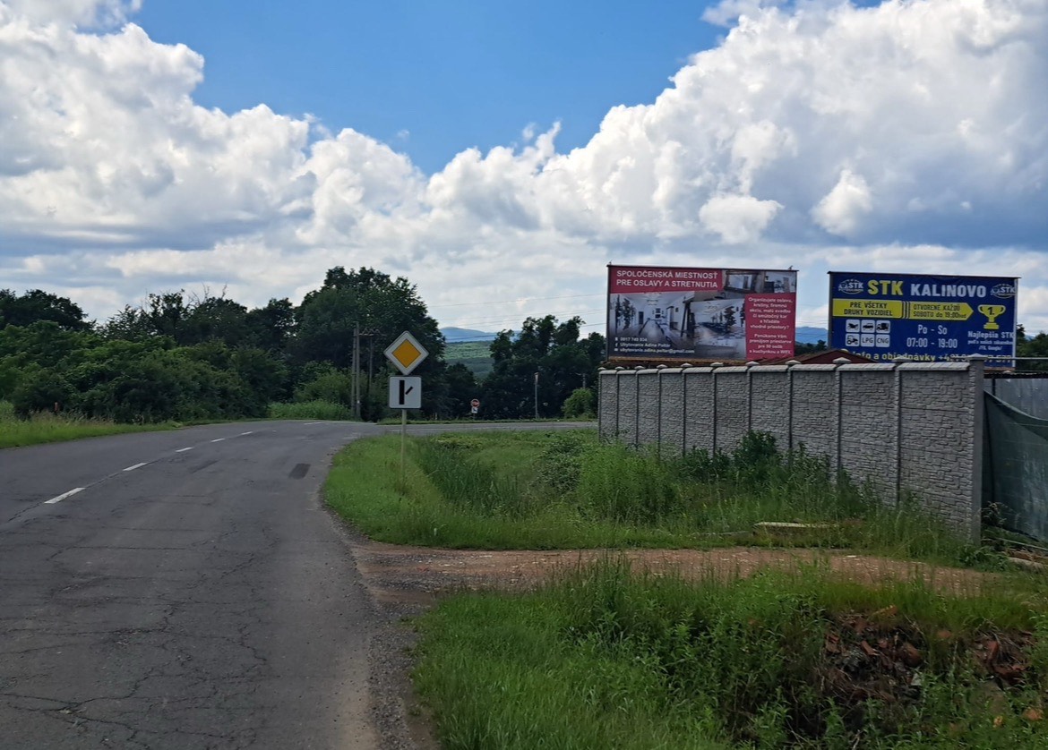 Billboard — Sklárne — smer Lučenec